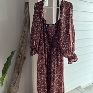 Boho floral dress